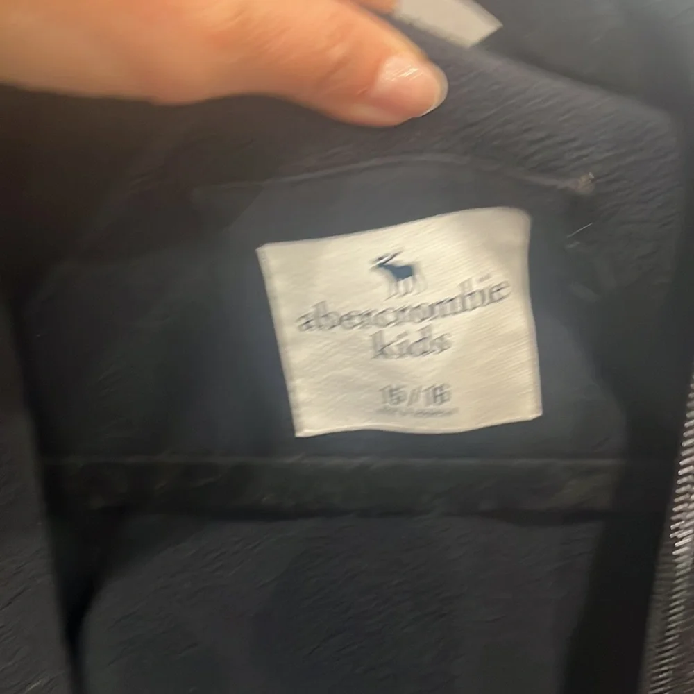 Abercrombie boys zip up jacket